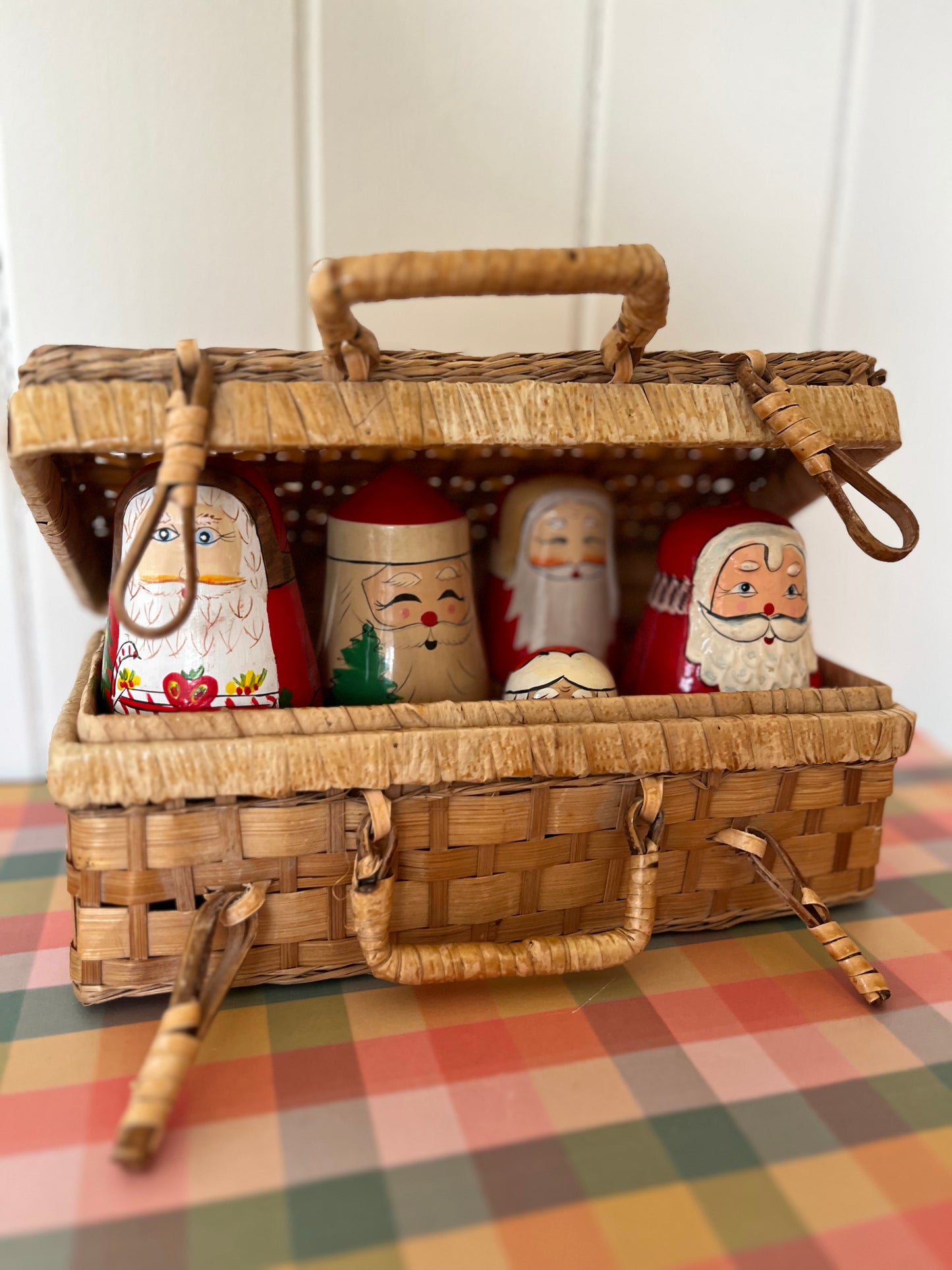 Santa & Mrs Claus Matryoshka dolls set of 5