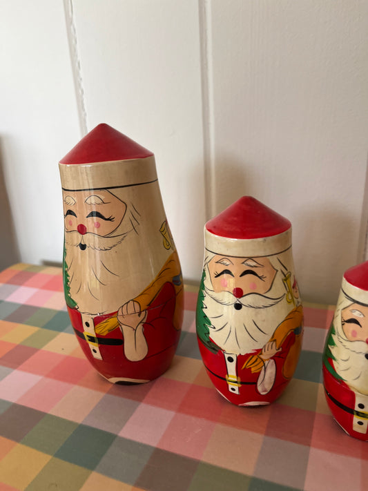 Santa matryoshka dolls set of 5