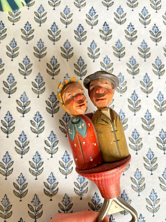 Vintage Anri Italian folk art bottle opener