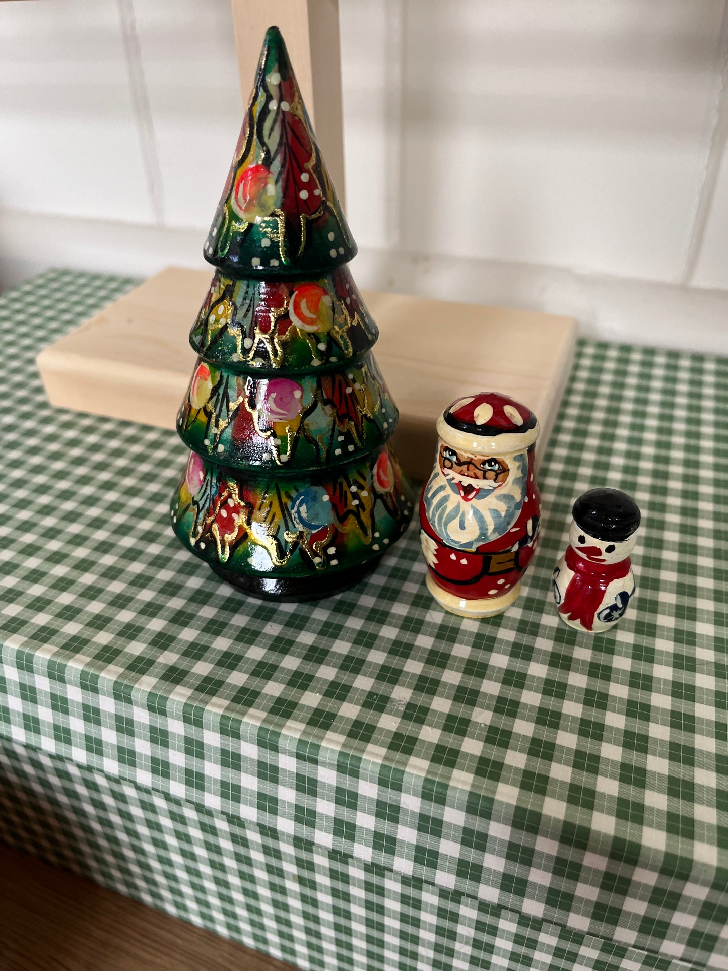 Christas tree Matryoshka set
