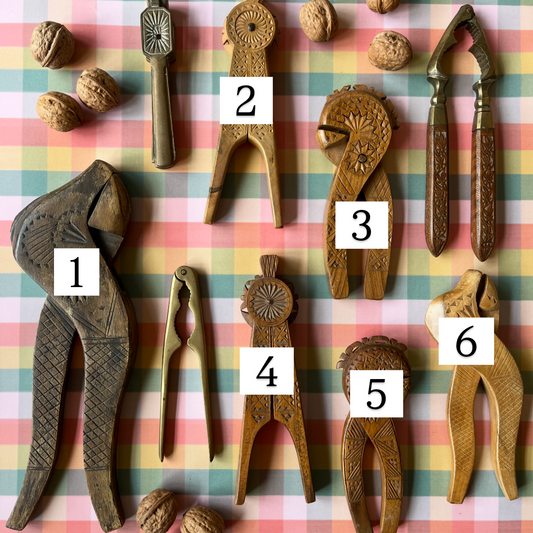 Vintage wooden nutcrackers