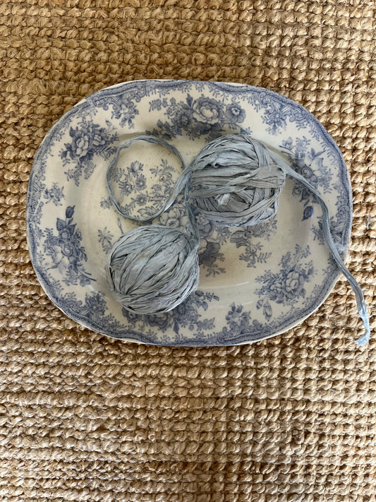 Recycled silk ribbon - Clara