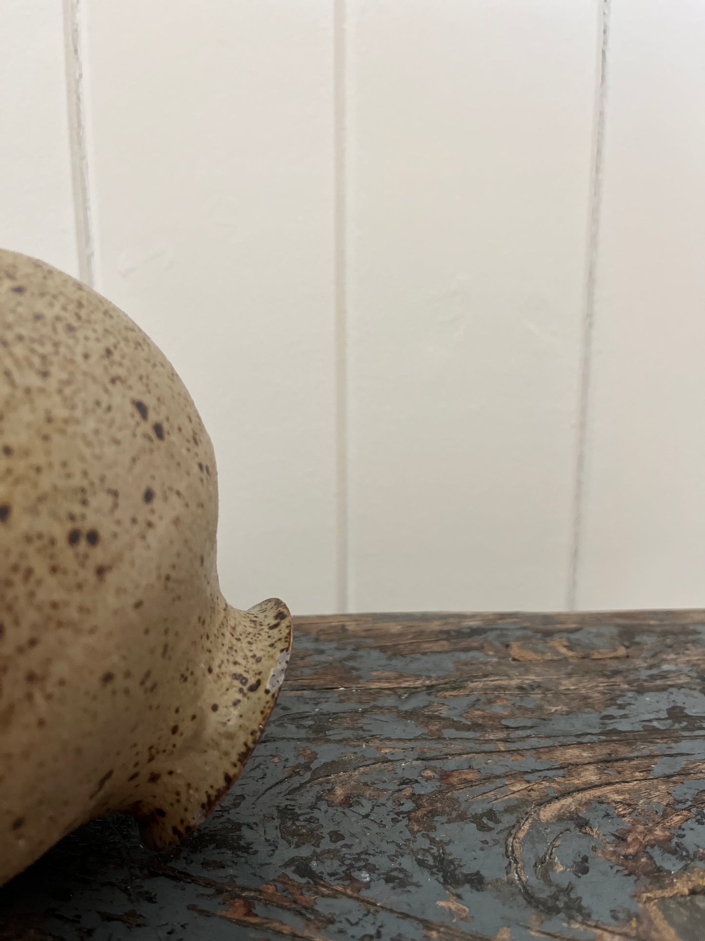 Round studio pottery vase