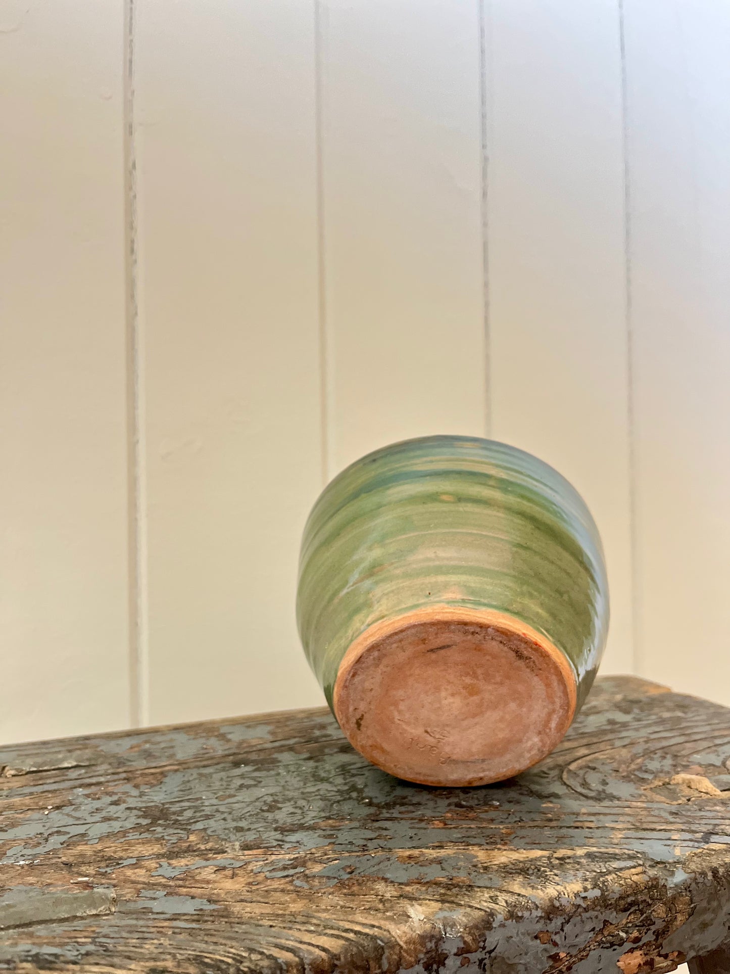 Green hand-thrown nibbles bowl