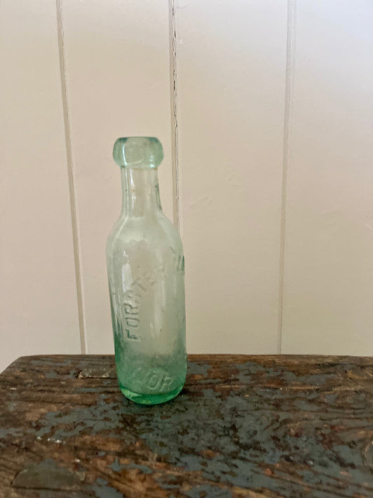 Antique glass bottle