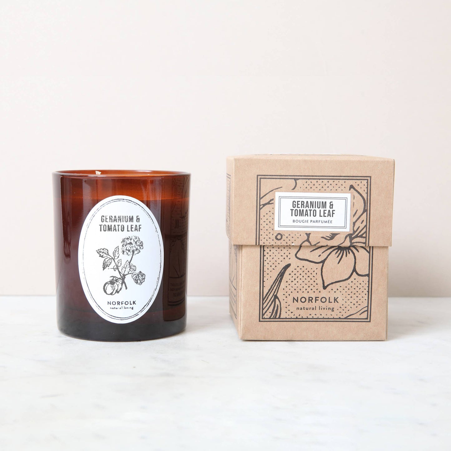 Norfolk Natural Living - Geranium & Tomato Candle