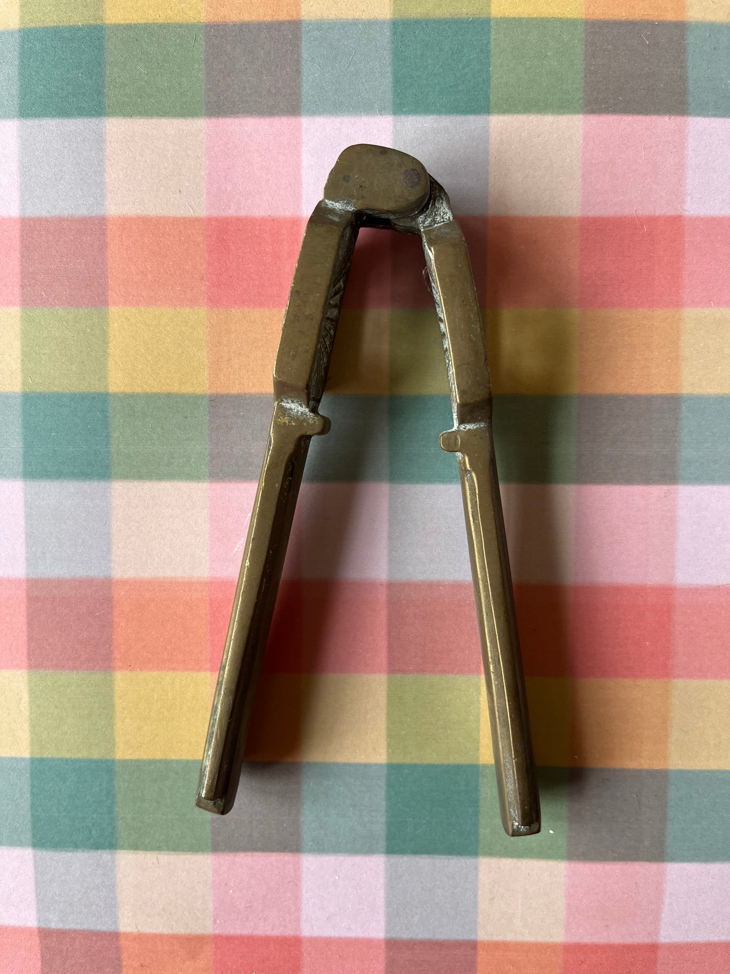 Vintage brass nutcracker