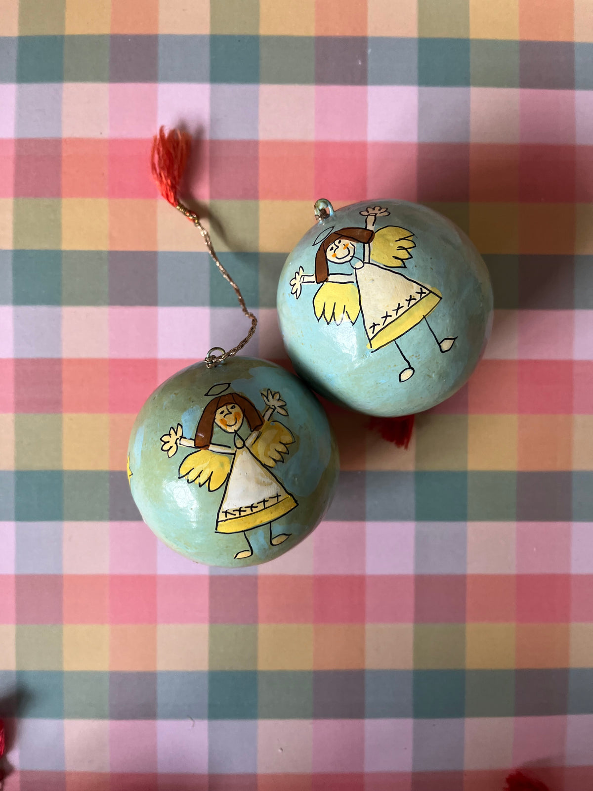 Papier Mache Baubles