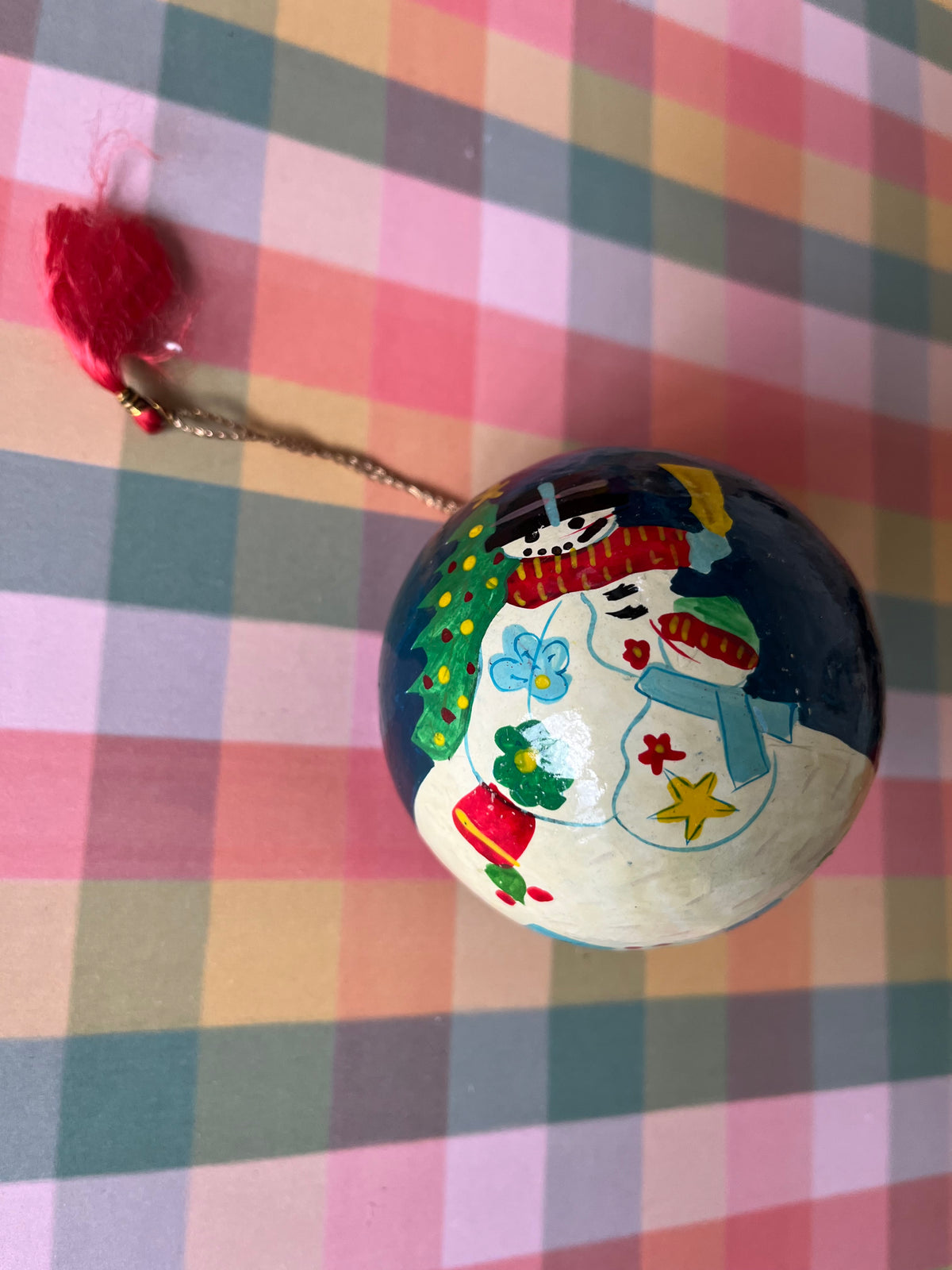 Papier Mache Baubles