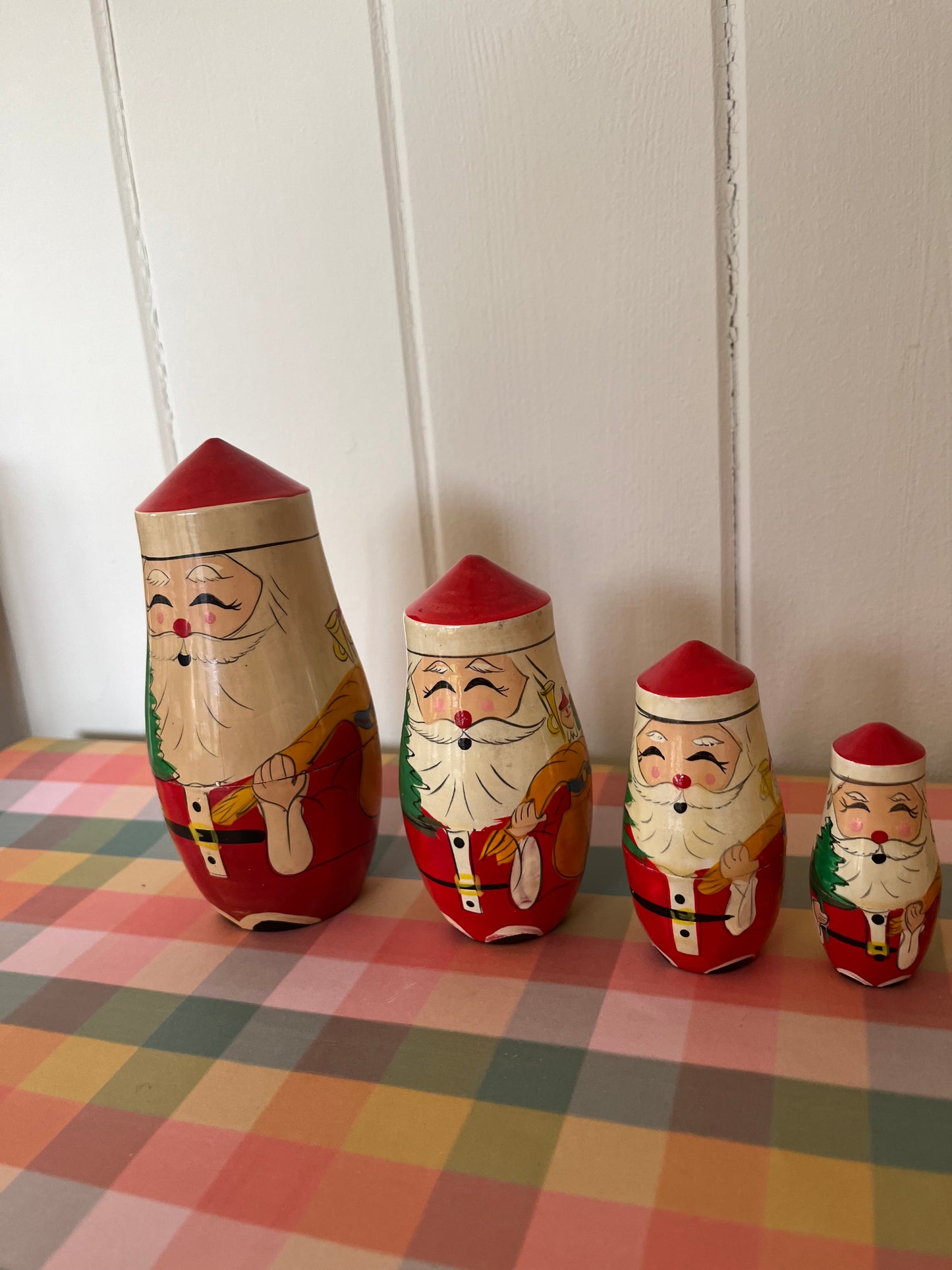 Santa matryoshka dolls set of 5