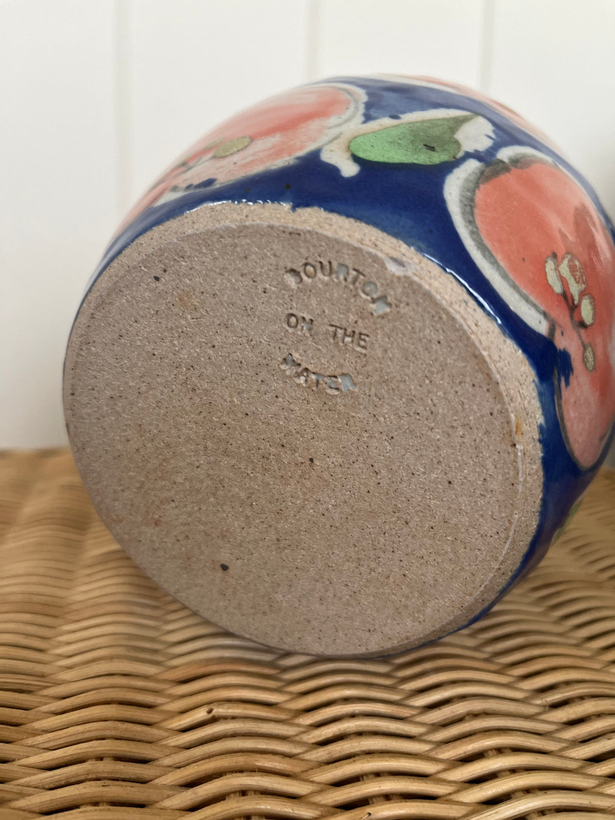Vintage floral vase