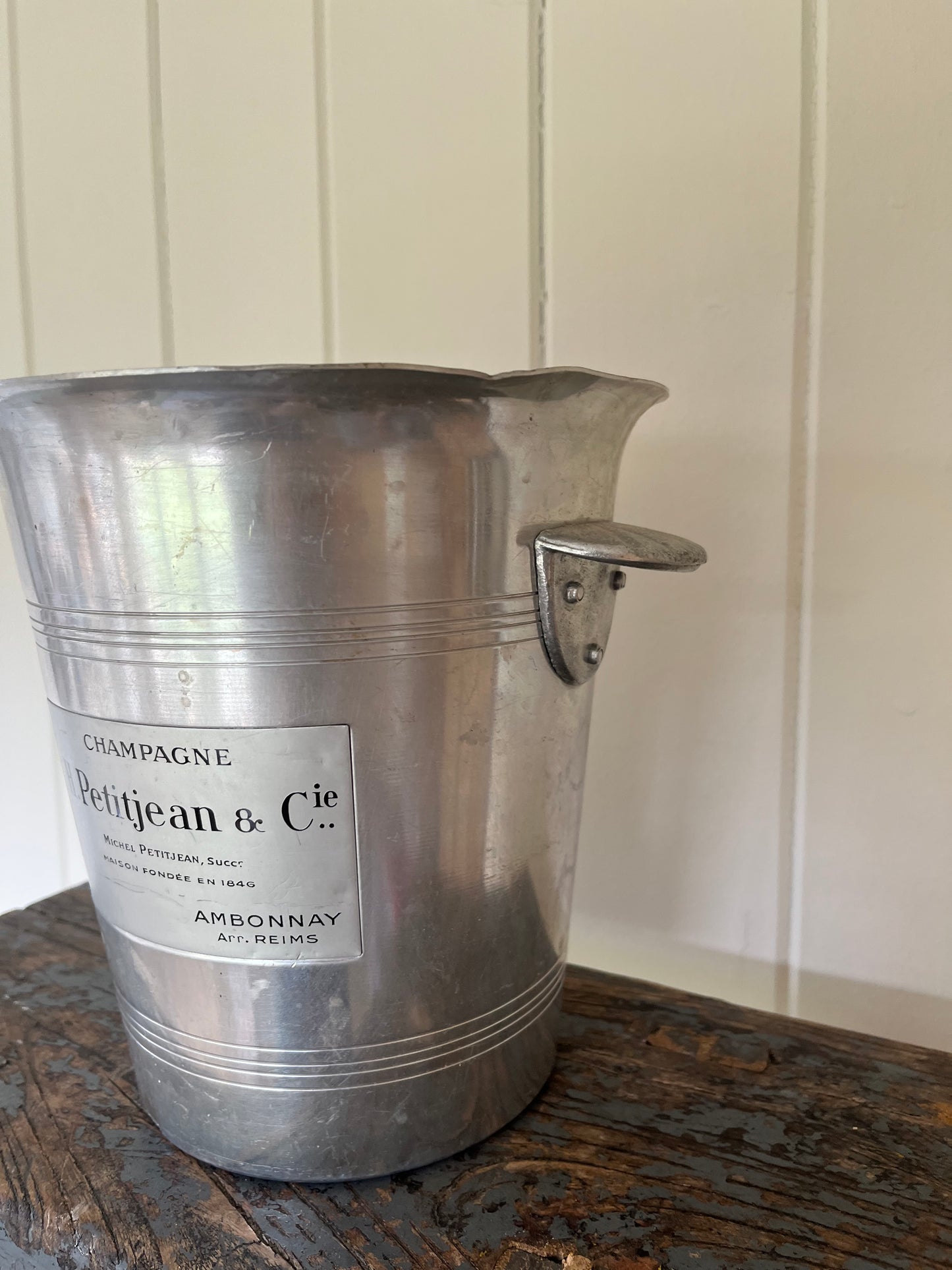 Vintage French Champagne bucket