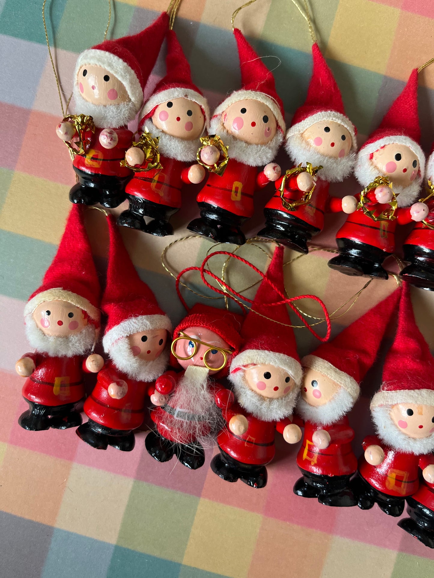 Mini Santa decorations
