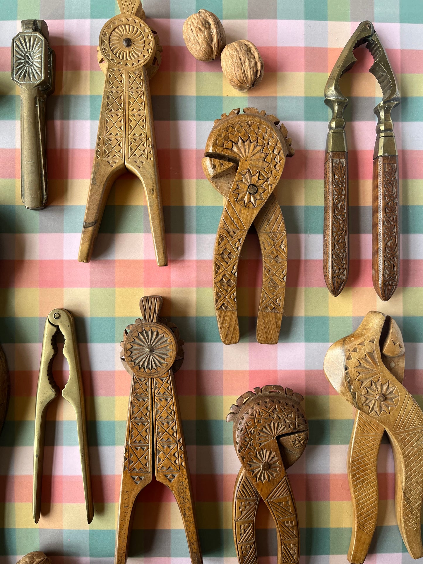 Vintage brass nutcracker