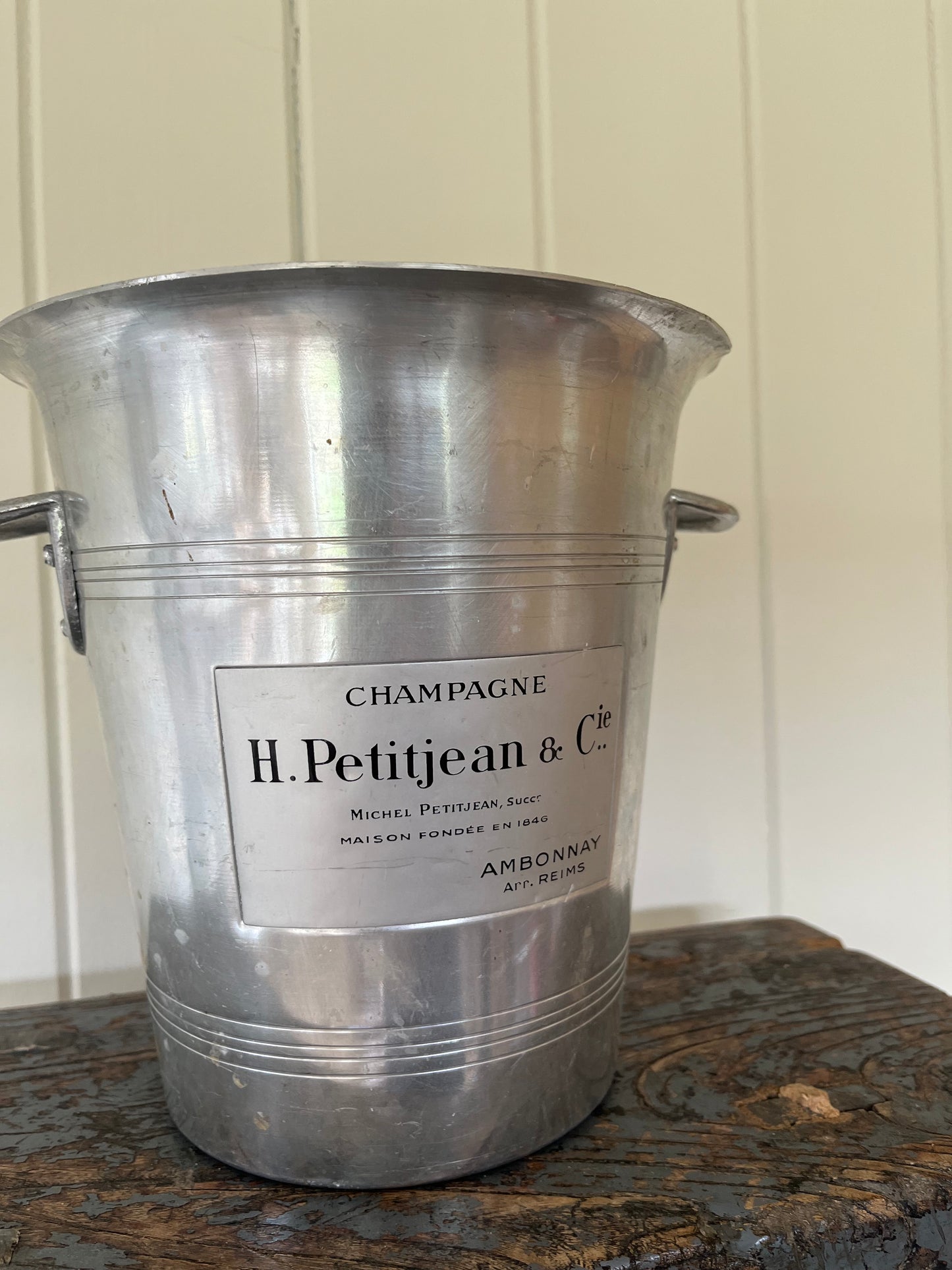 Vintage French Champagne bucket