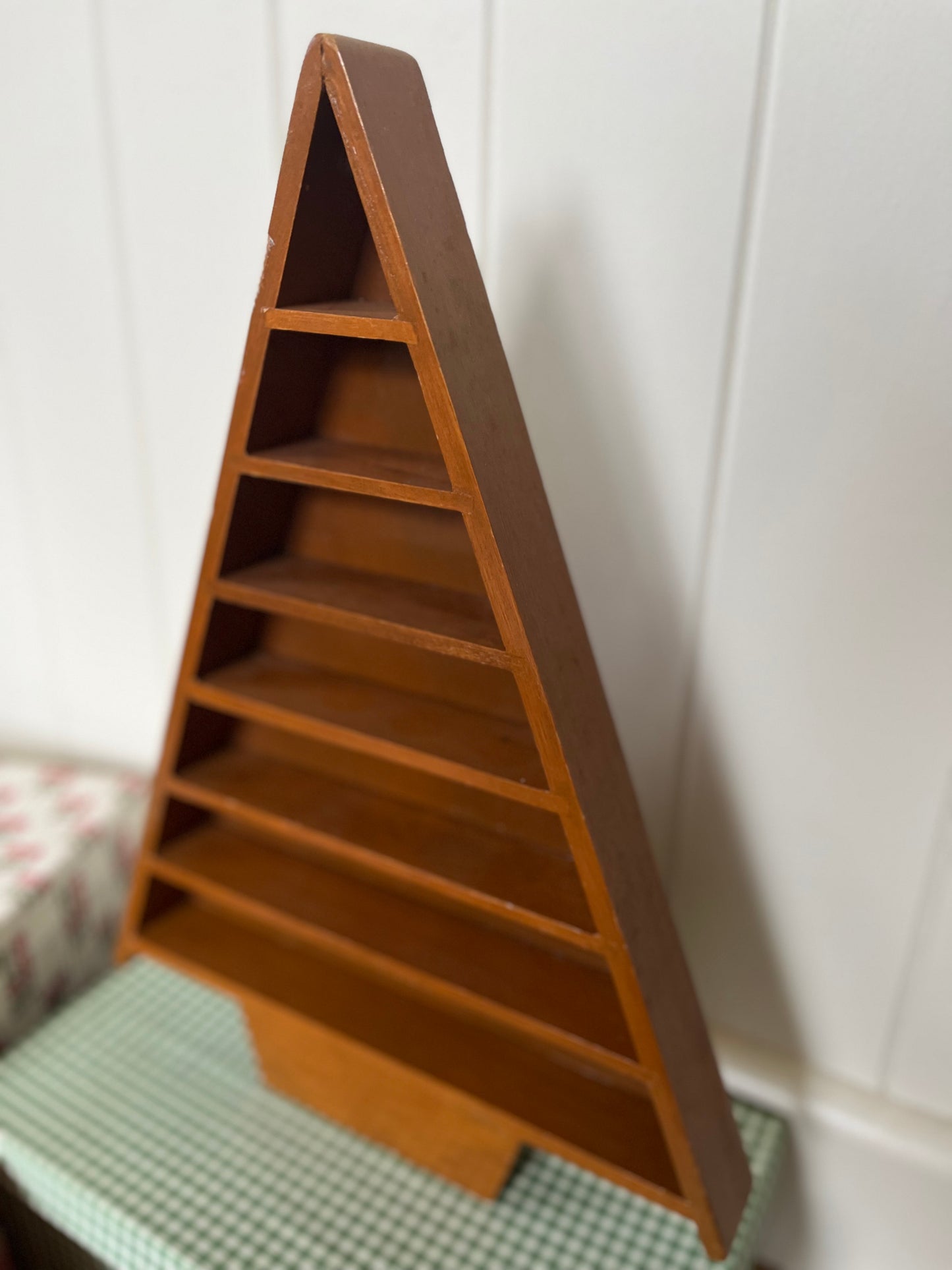 Vintage Christmas Tree display shelf