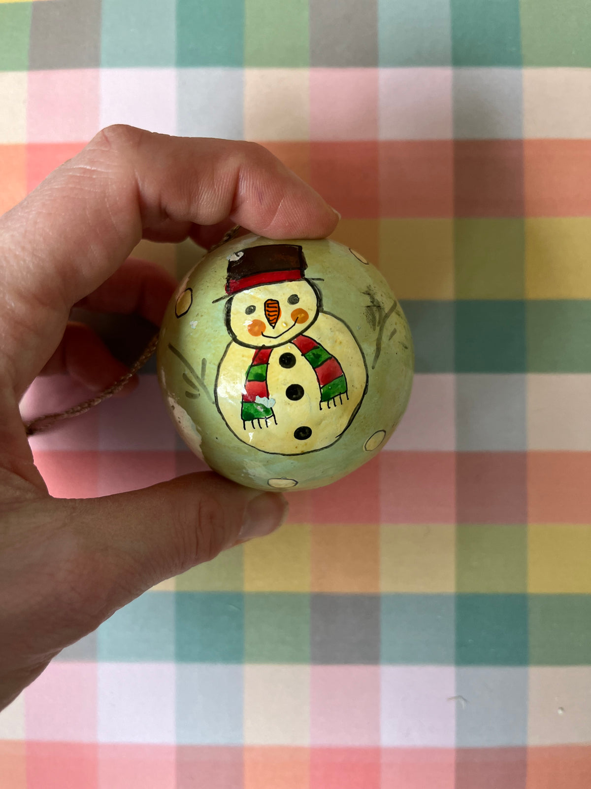 Papier Mache Baubles
