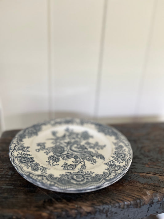 Set of 2 Crown Ducal cake plates
