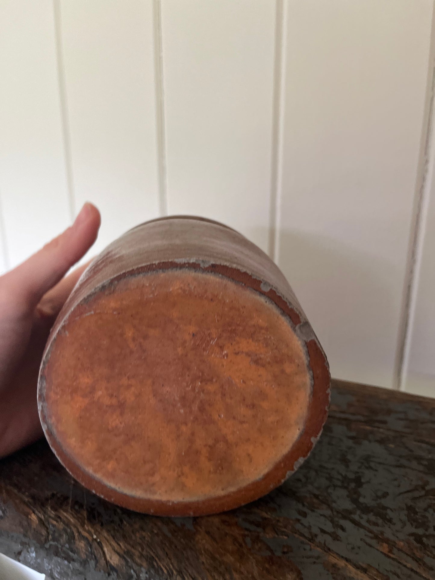 Vintage French confit pot