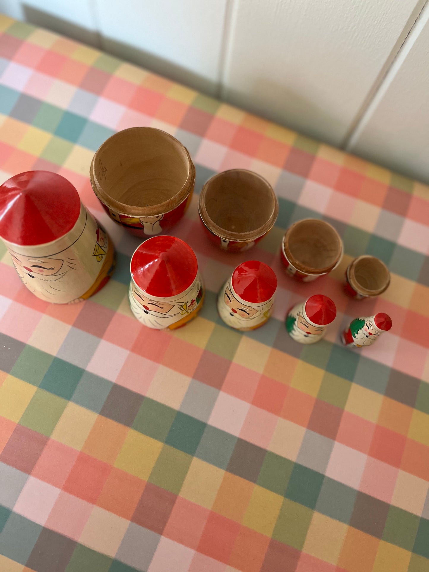 Santa matryoshka dolls set of 5