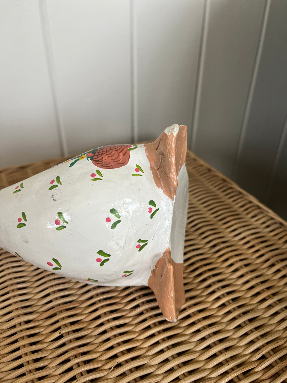 Vintage Papier Maché Mother Duck