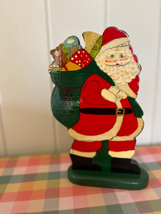 Vintage decorative standing Santa