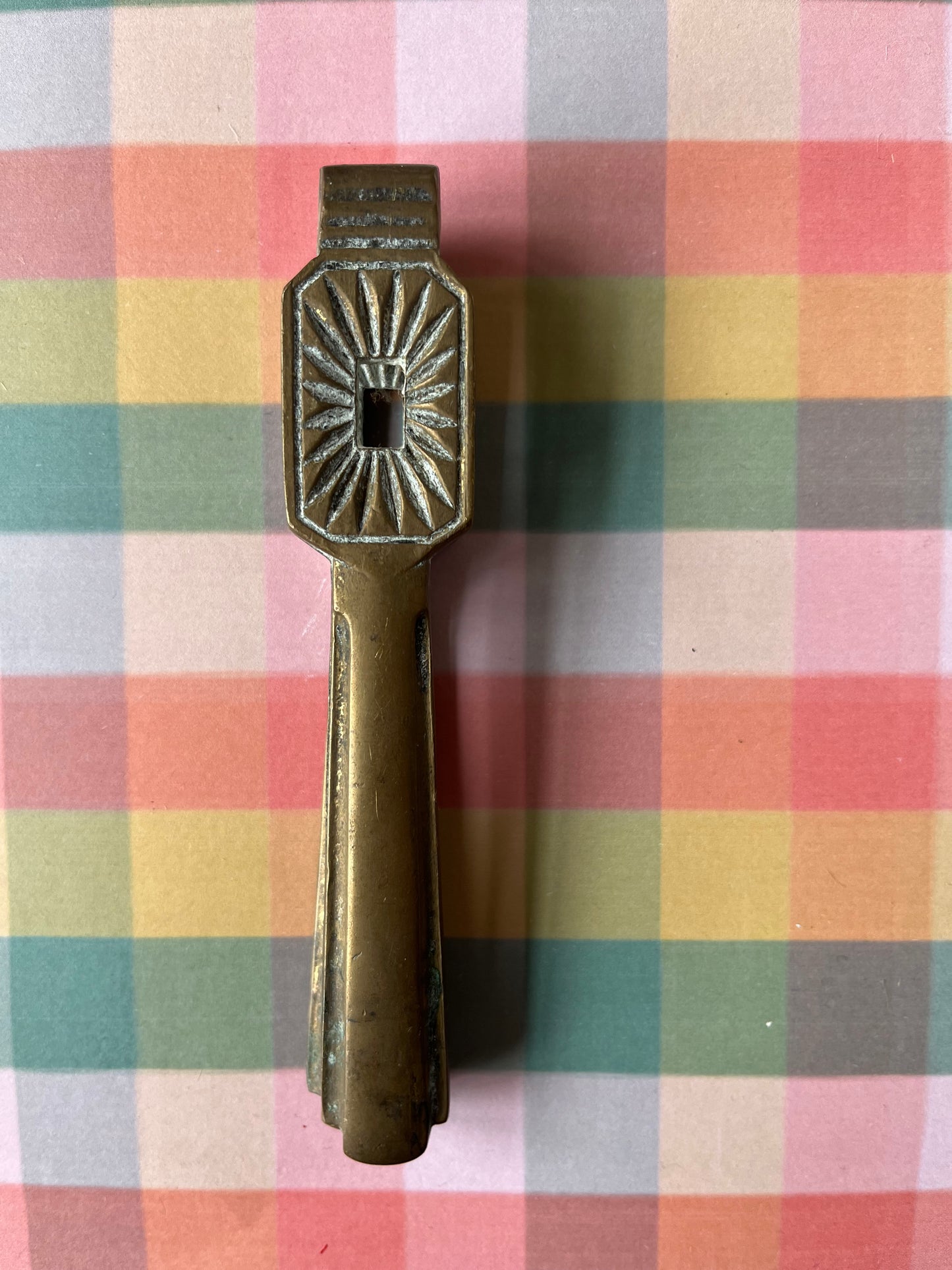 Vintage brass nutcracker