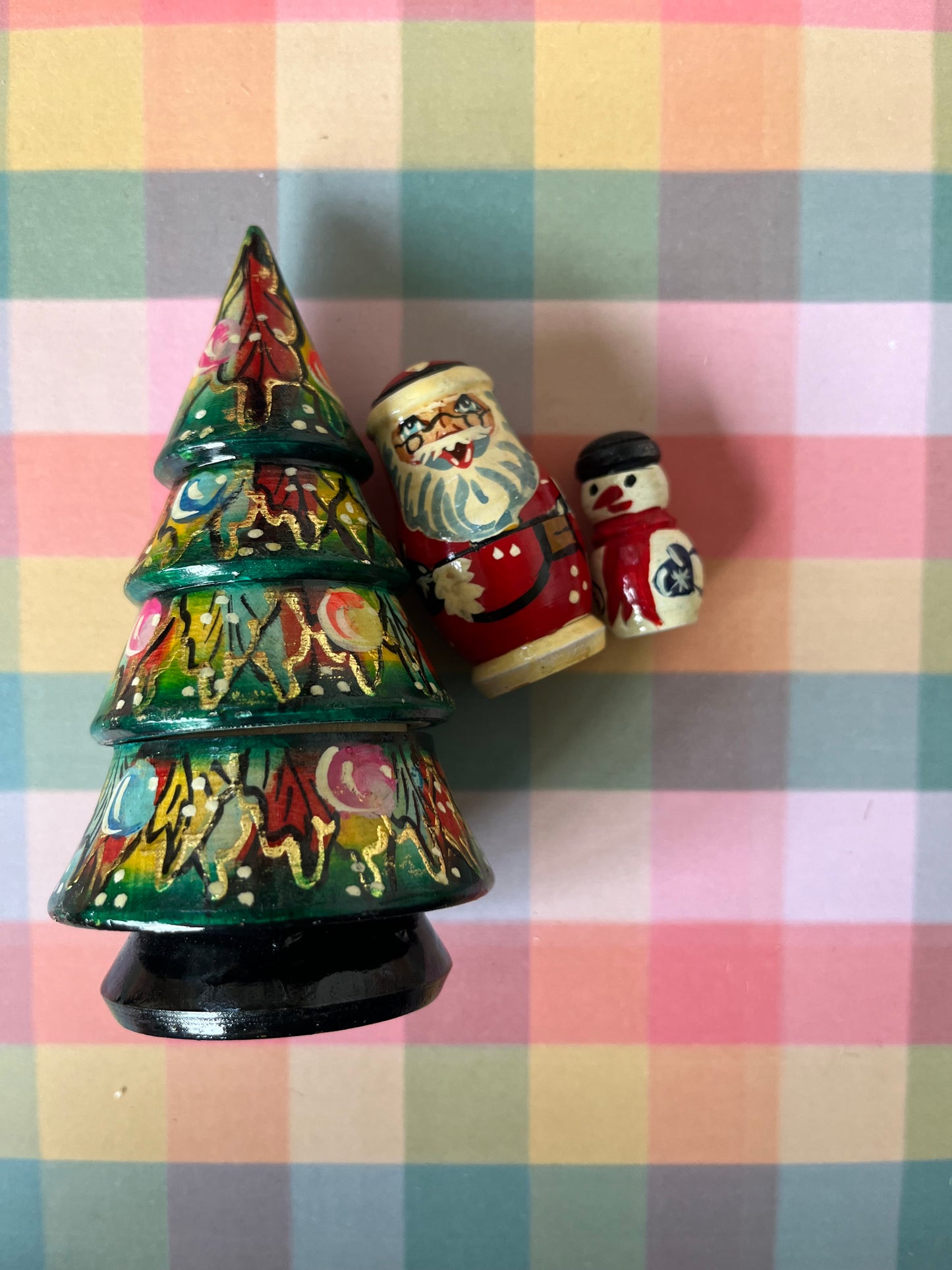 Christas tree Matryoshka set