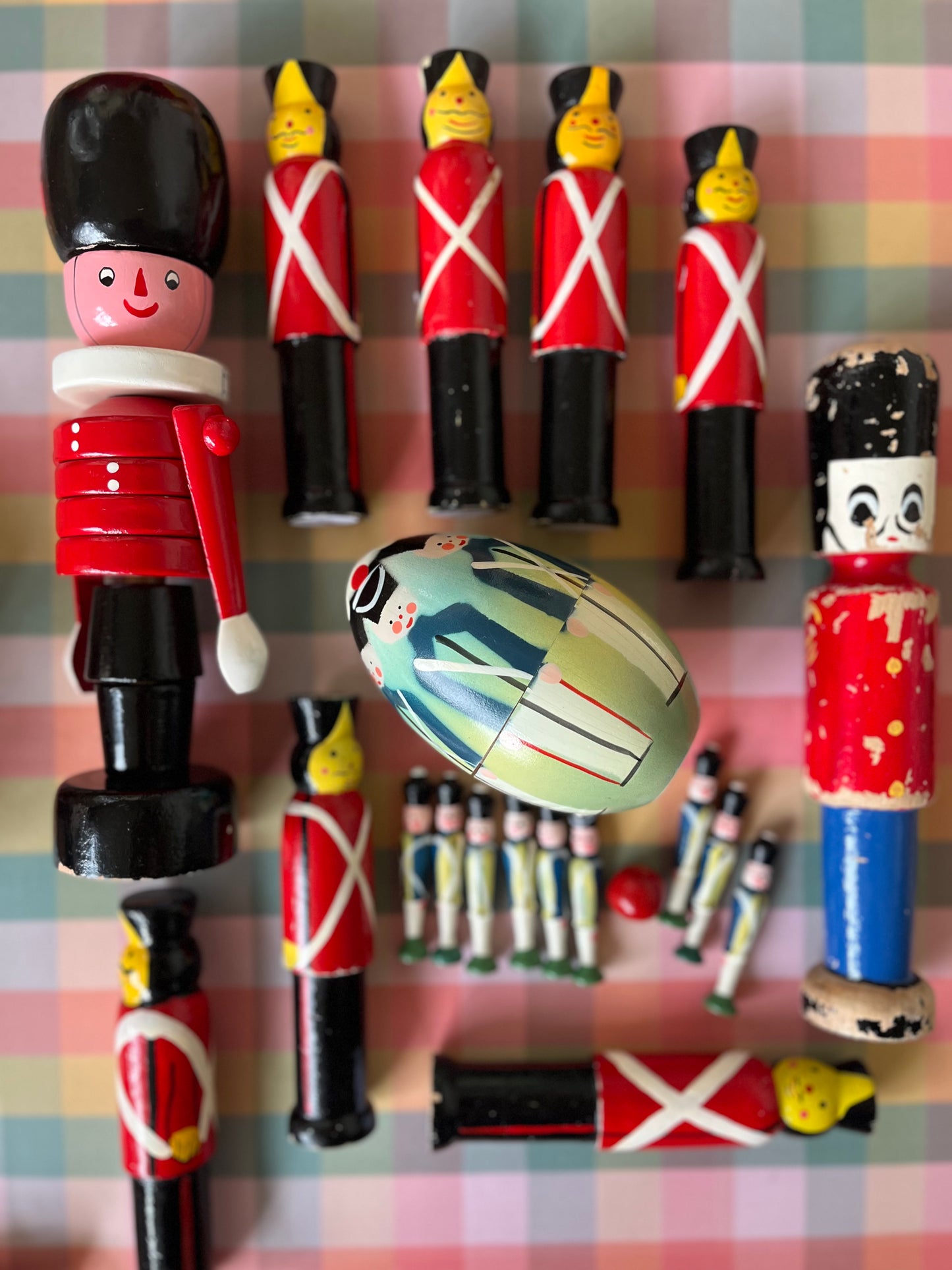 Vintage soldier skittles