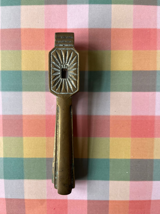 Vintage brass nutcracker