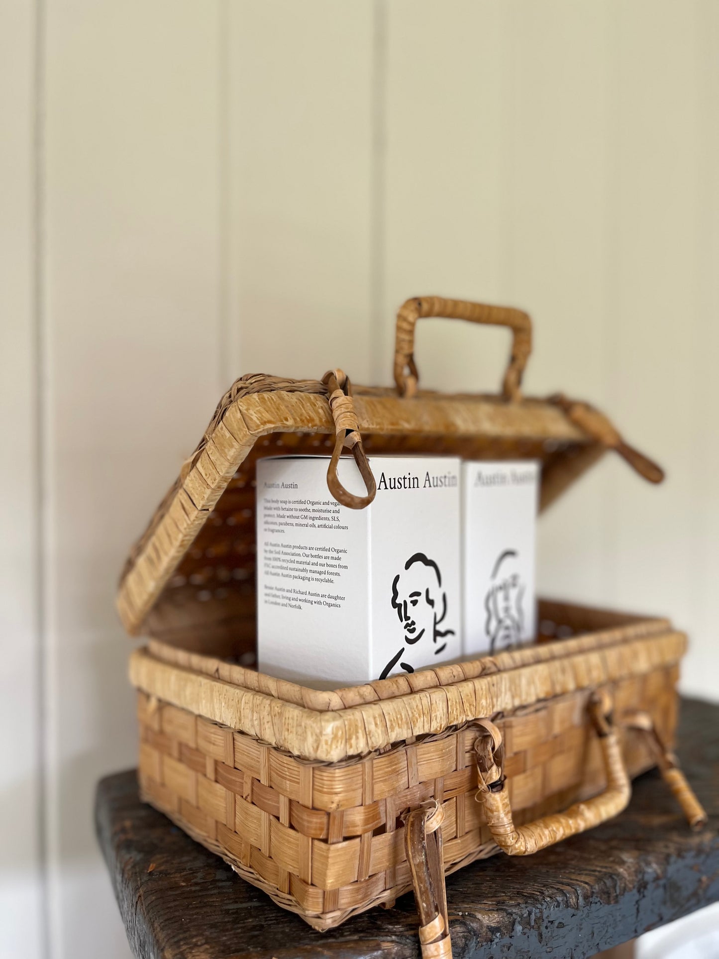 Little wicker hamper