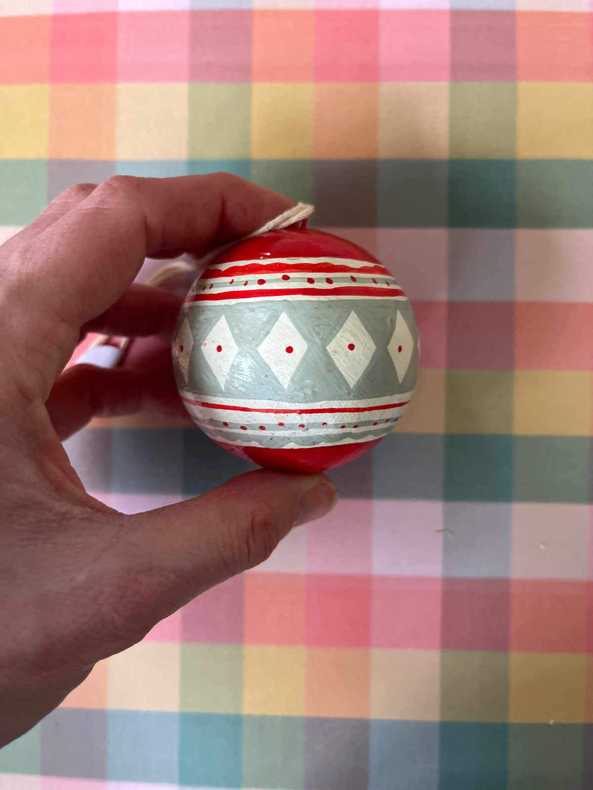 Papier Mache Baubles