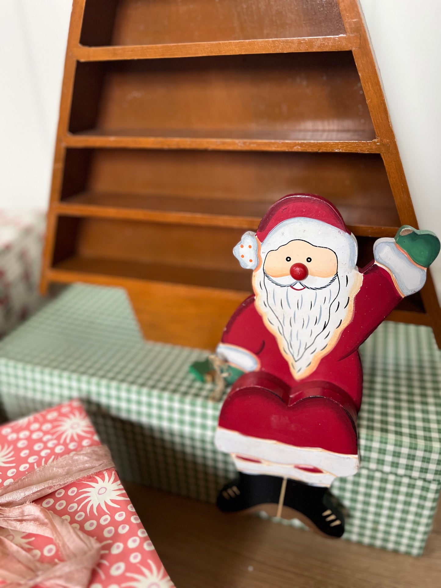 Vintage Christmas Tree display shelf