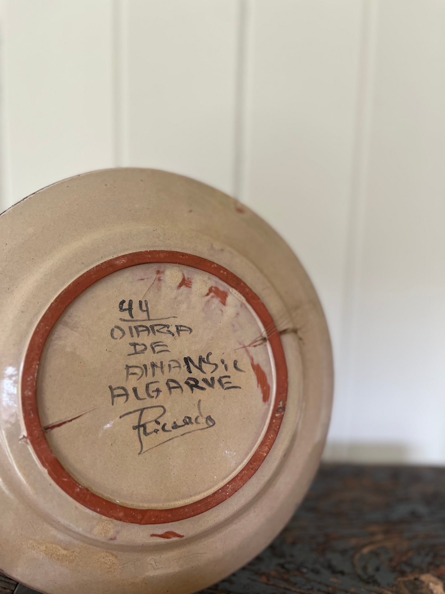 Algarve handpainted plate