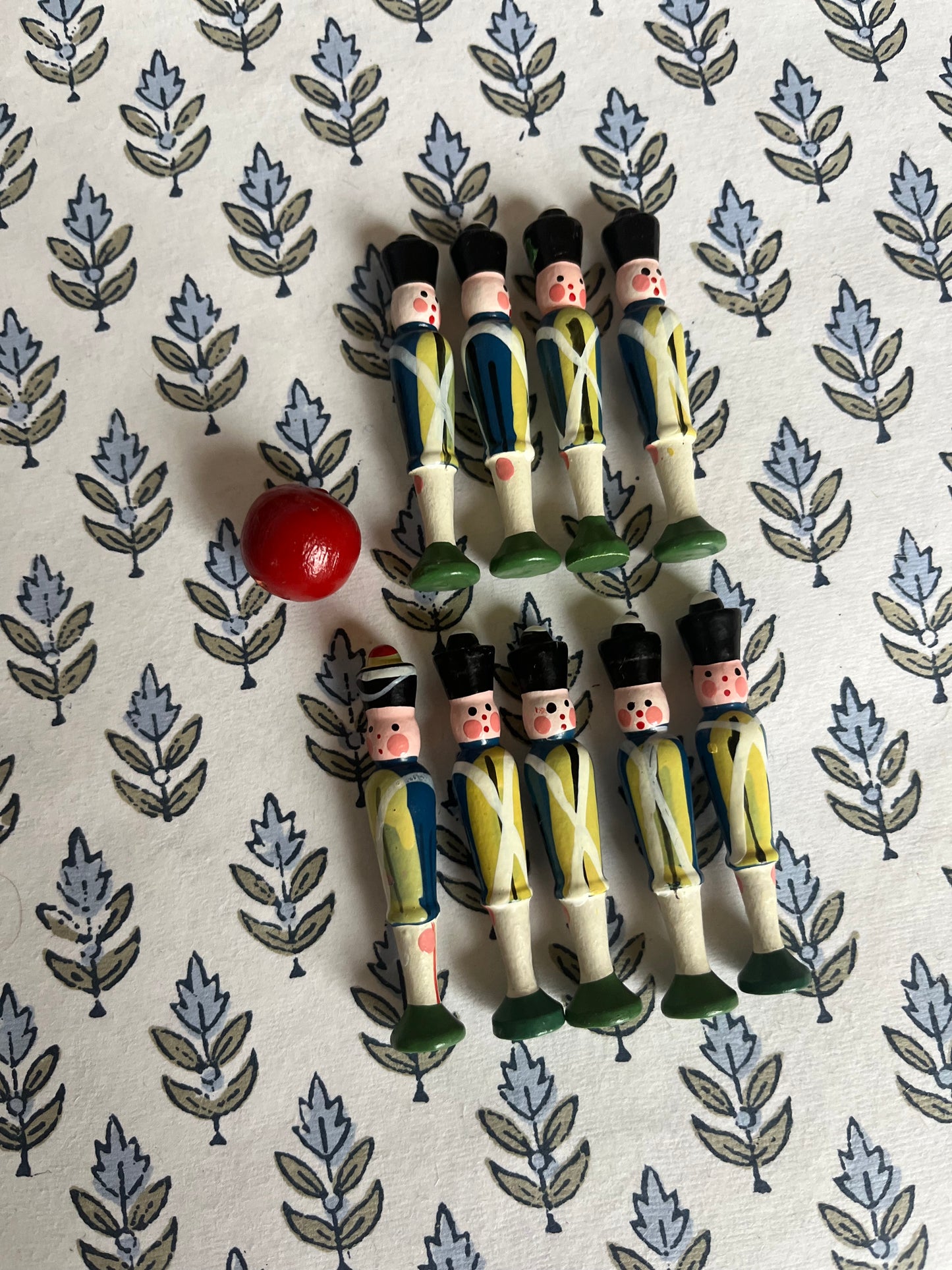 Vintage Tiny Soldier Skittles in an Egg