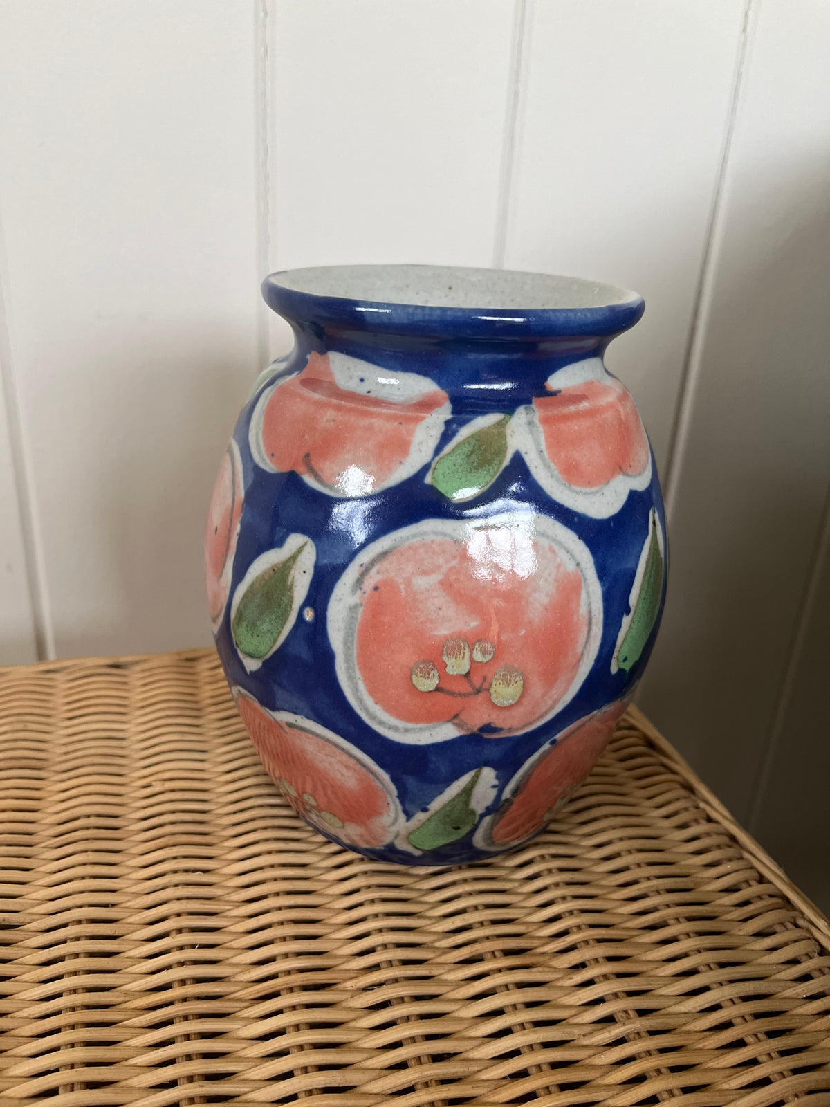 Vintage floral vase
