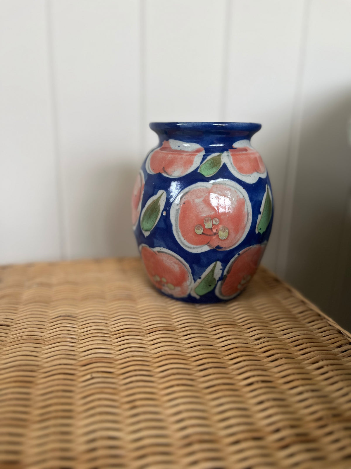 Vintage floral vase