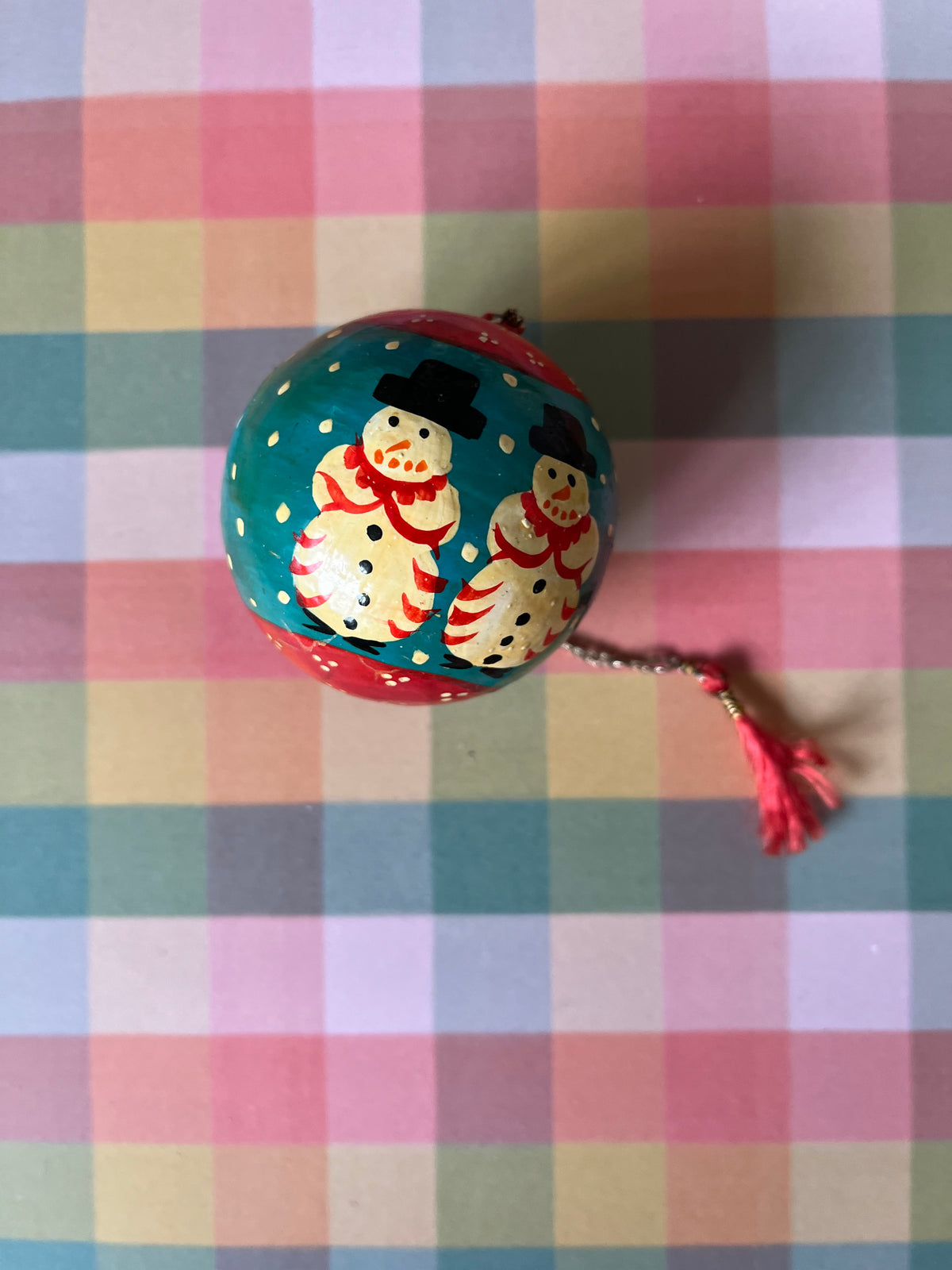 Papier Mache Baubles