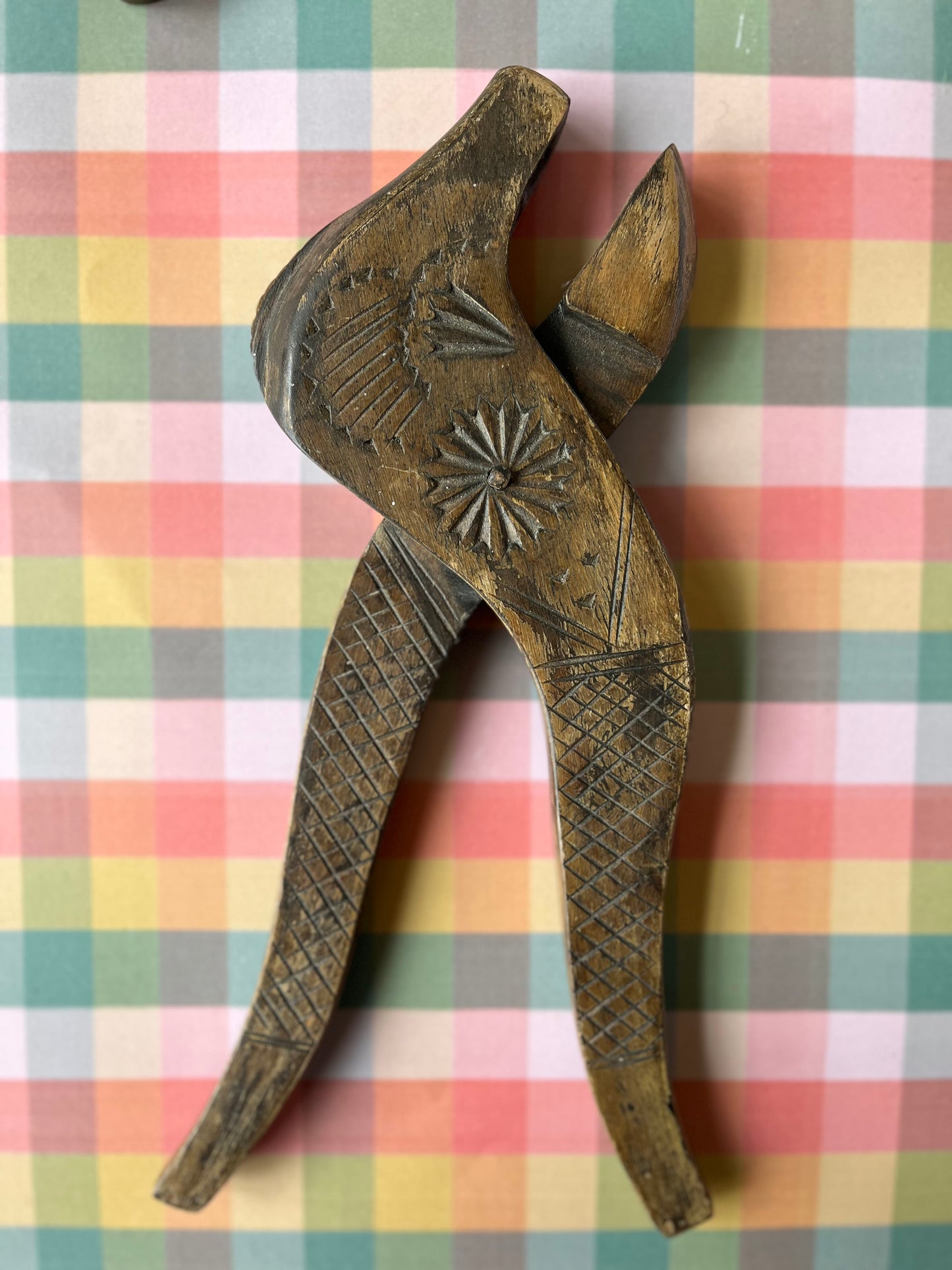 Vintage wooden nutcrackers