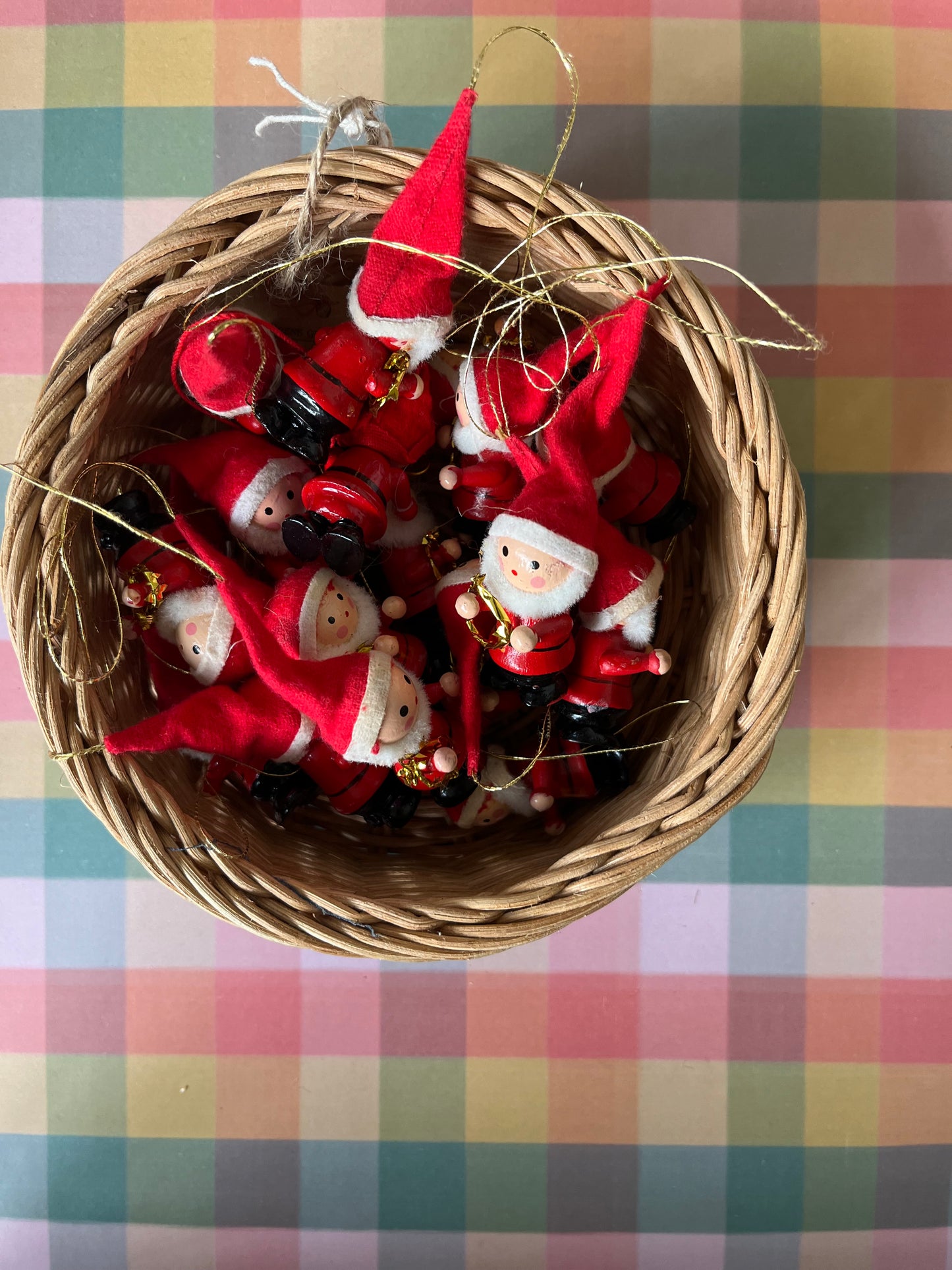 Mini Santa decorations