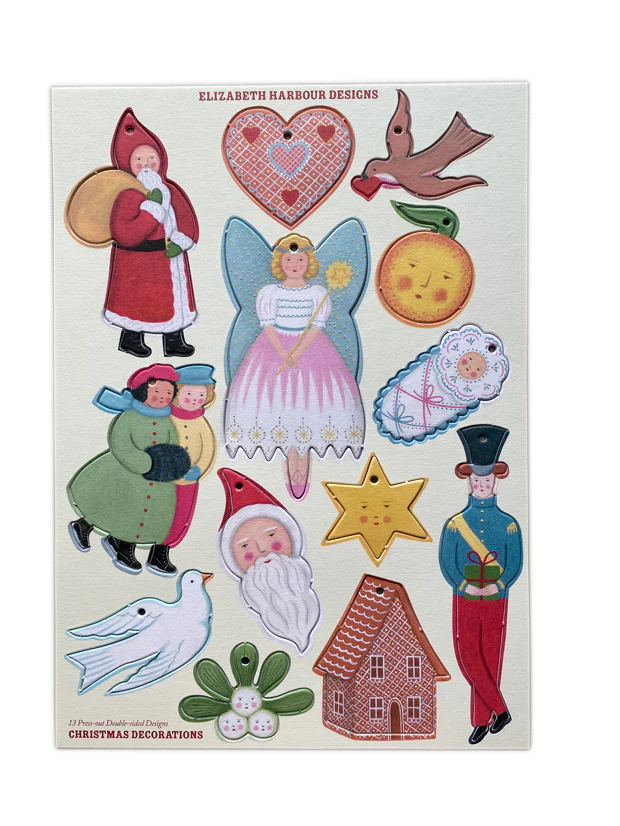 Elizabeth Harbour Designs press-out decorations