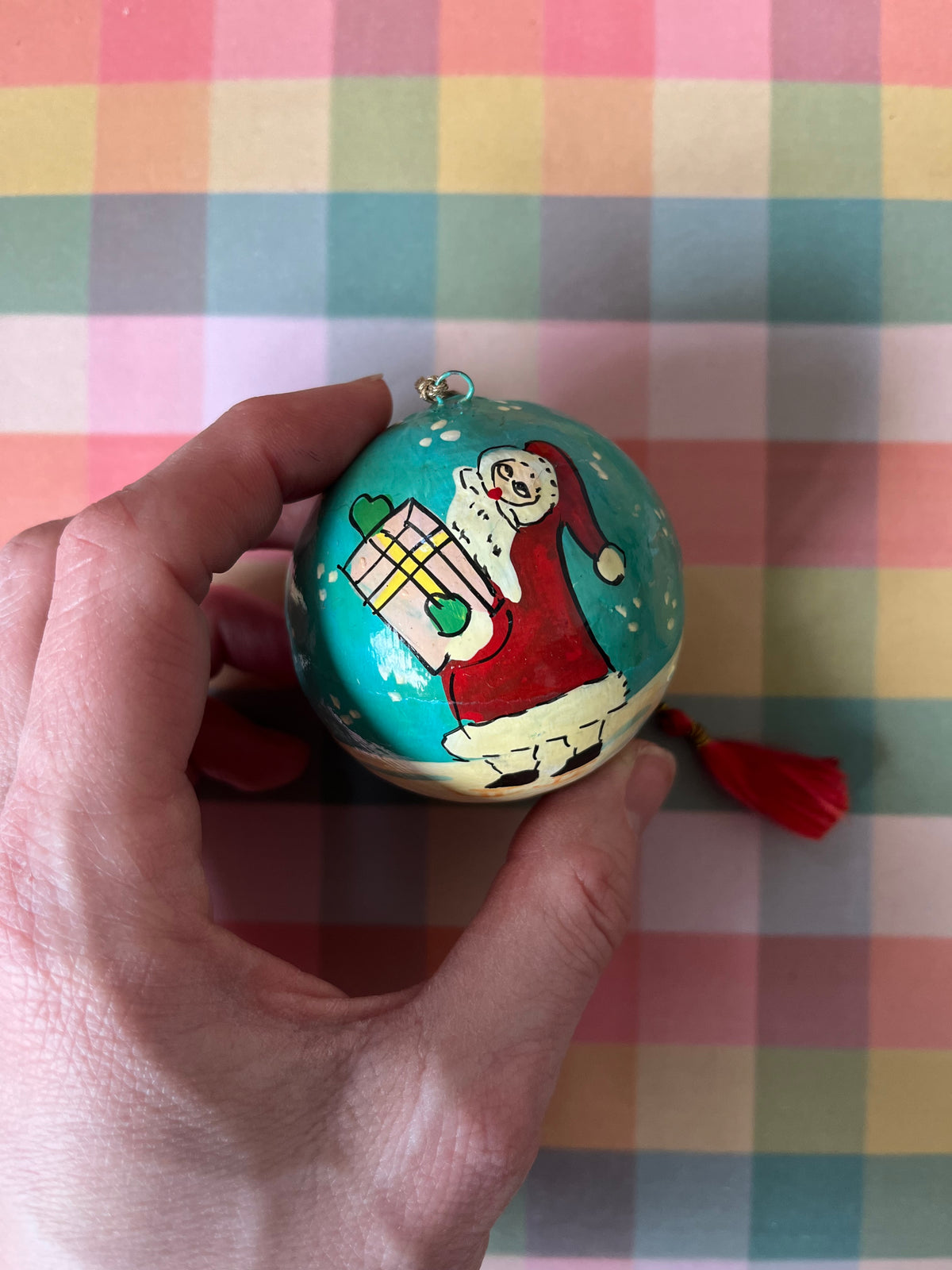 Papier Mache Baubles