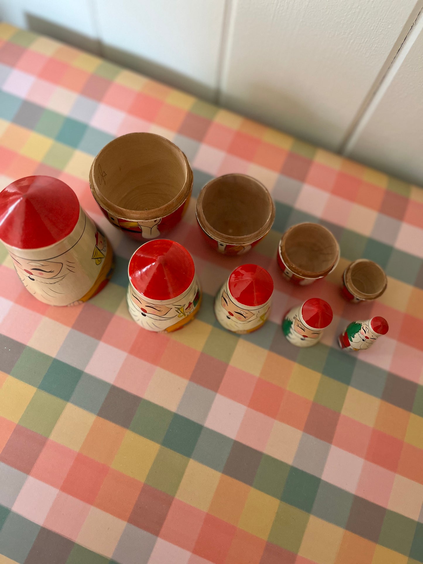 Santa matryoshka dolls set of 5