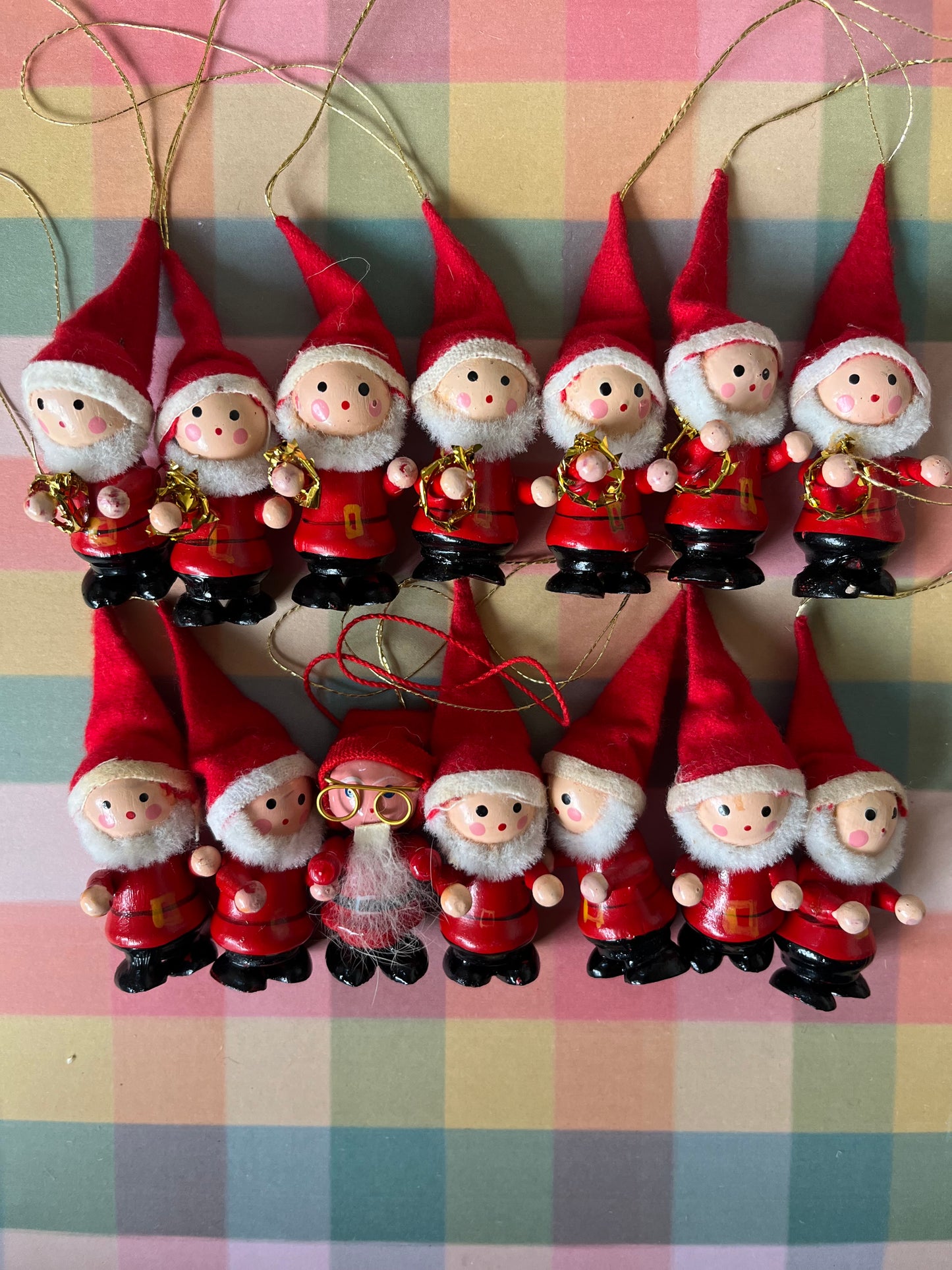 Mini Santa decorations