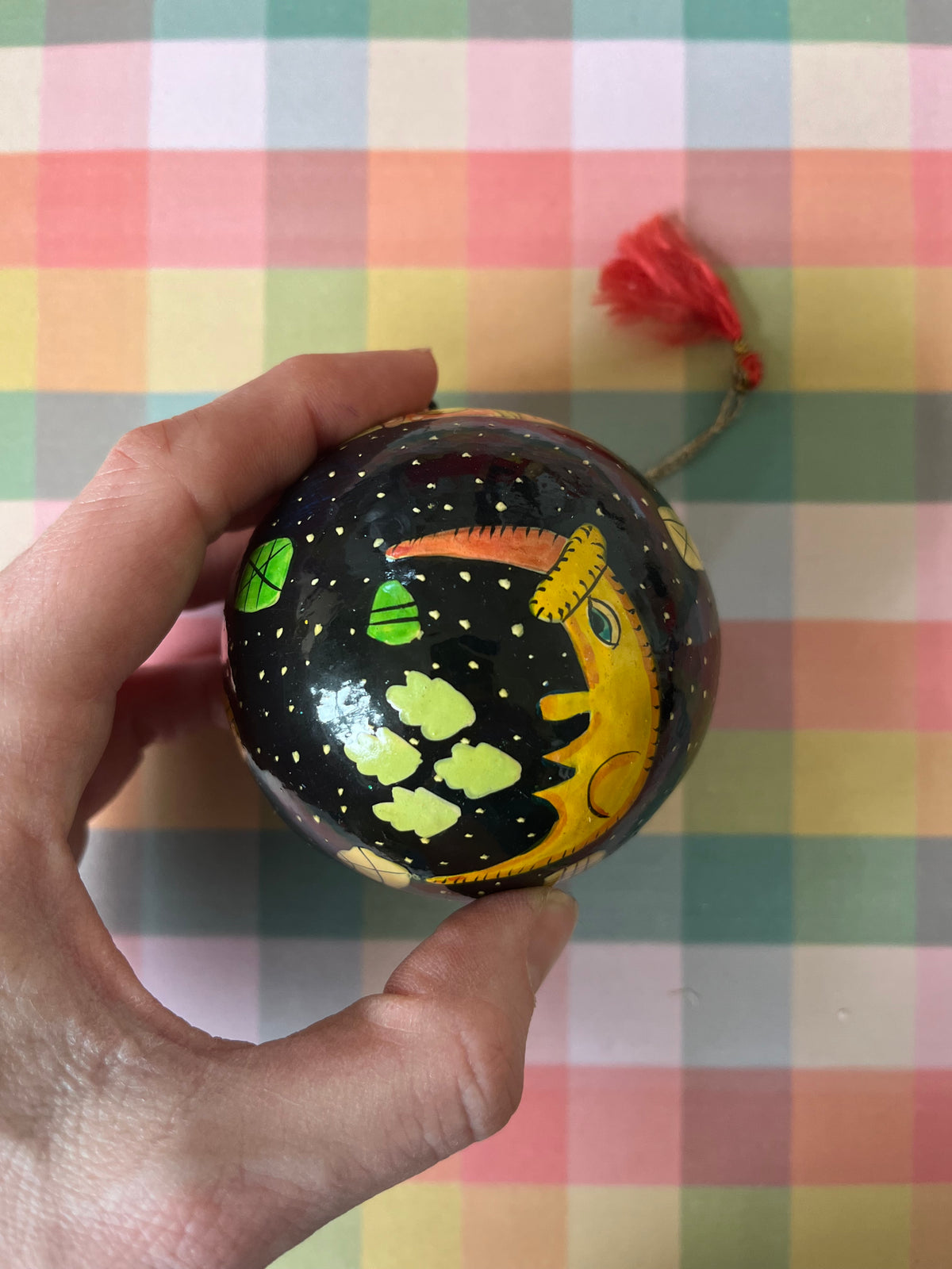 Papier Mache Baubles