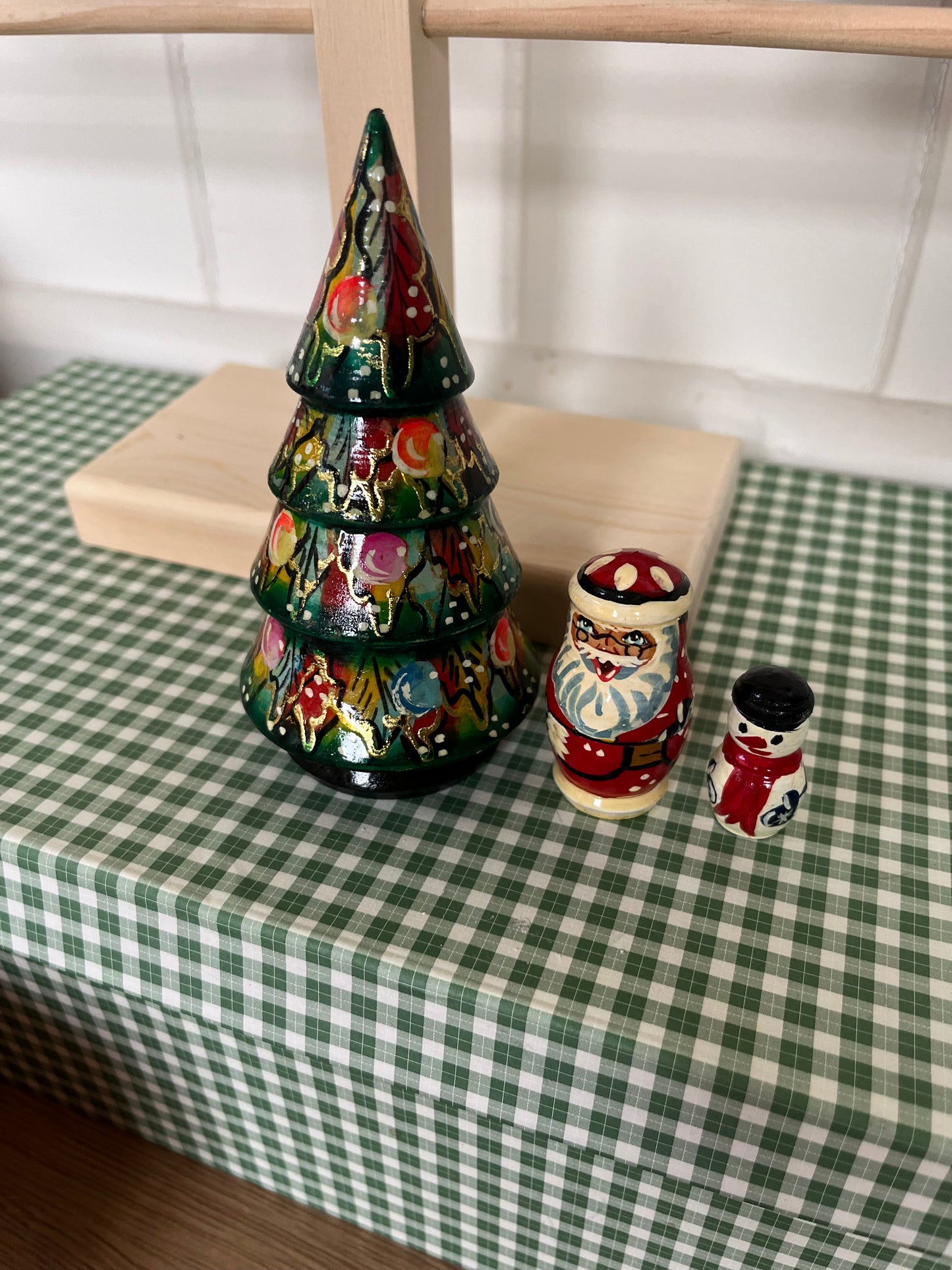 Christas tree Matryoshka set