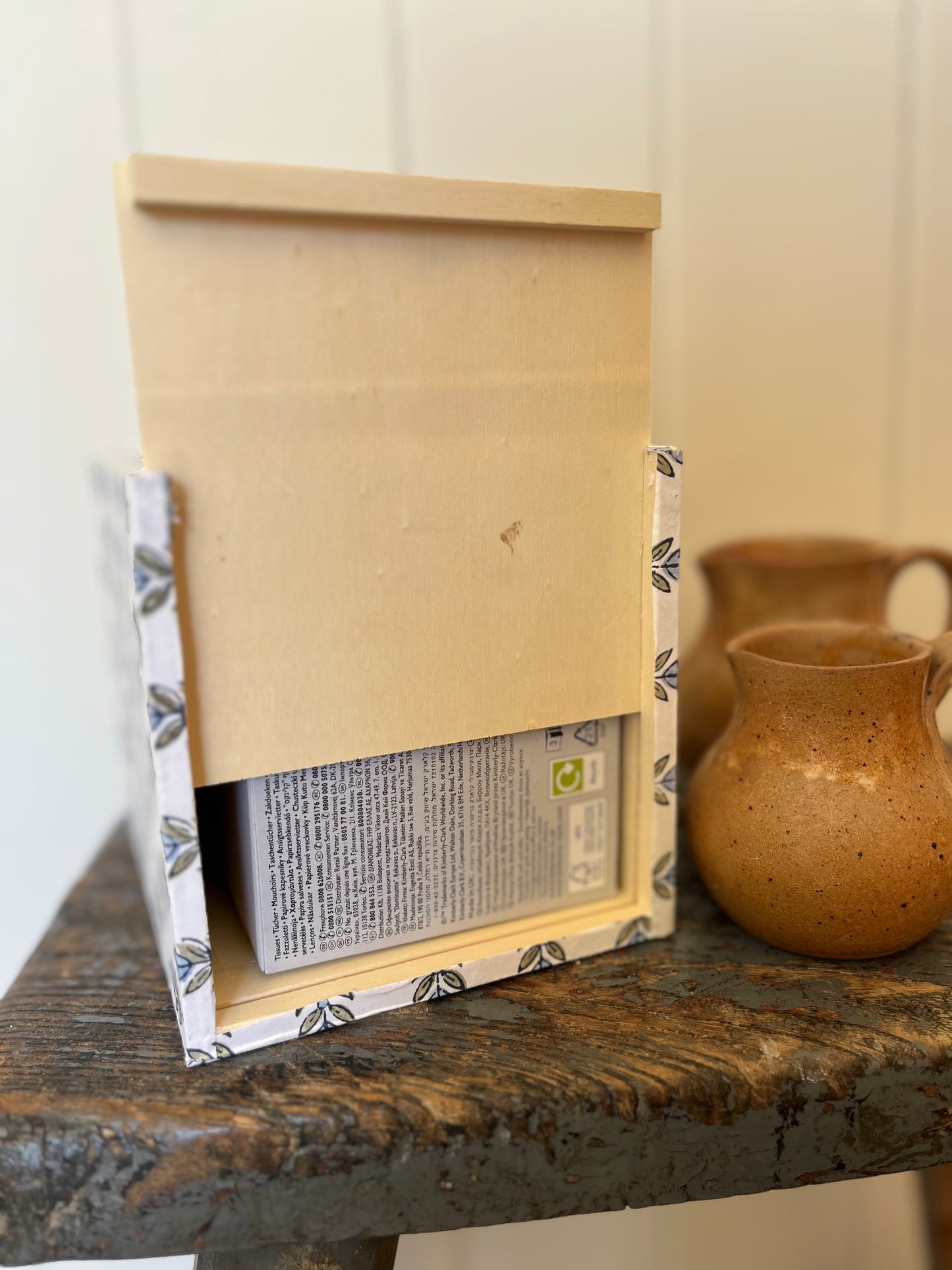 Melody Way Tissue Box Cover - Blue