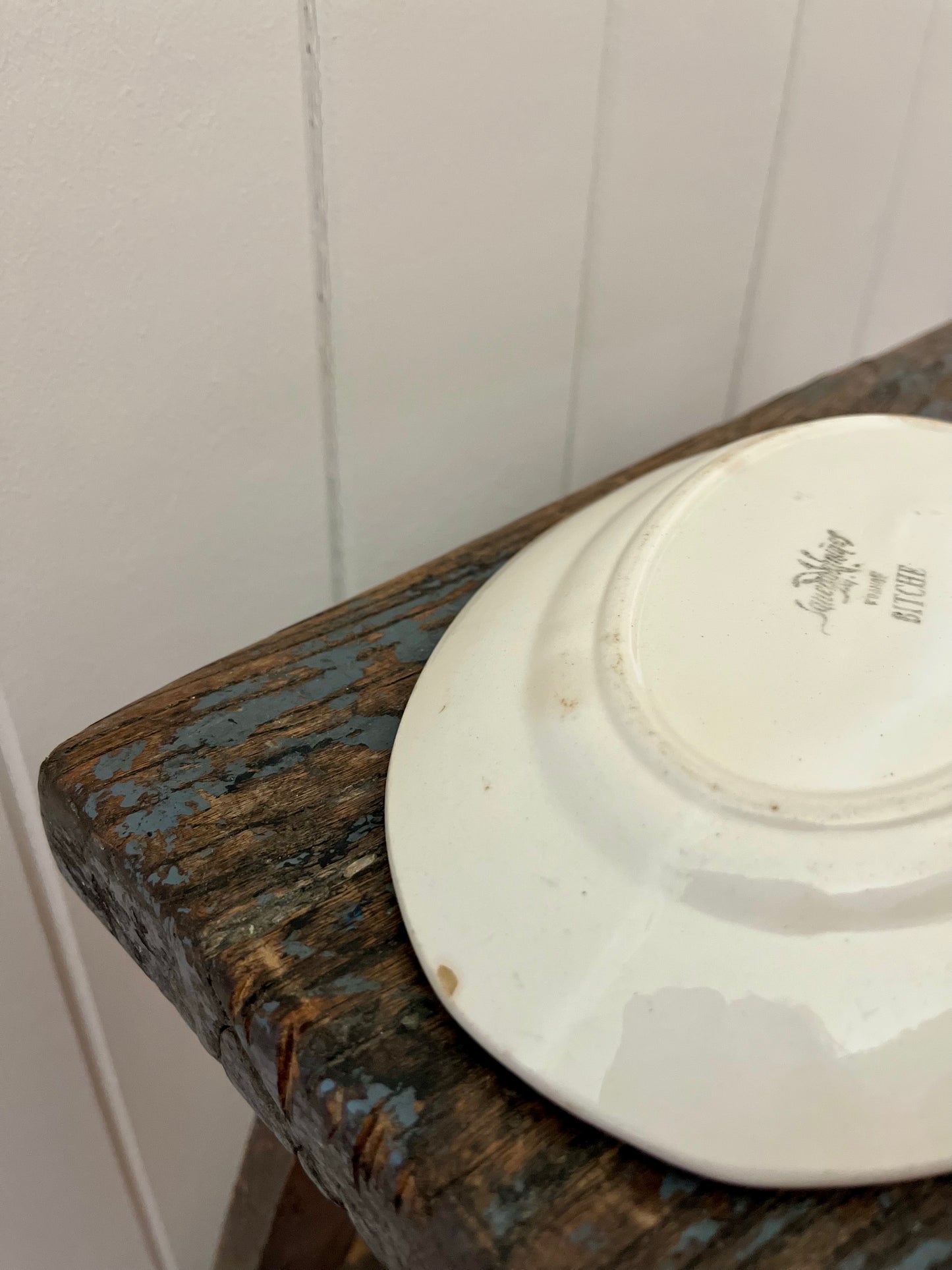 Vintage French Sarregemines oval dish