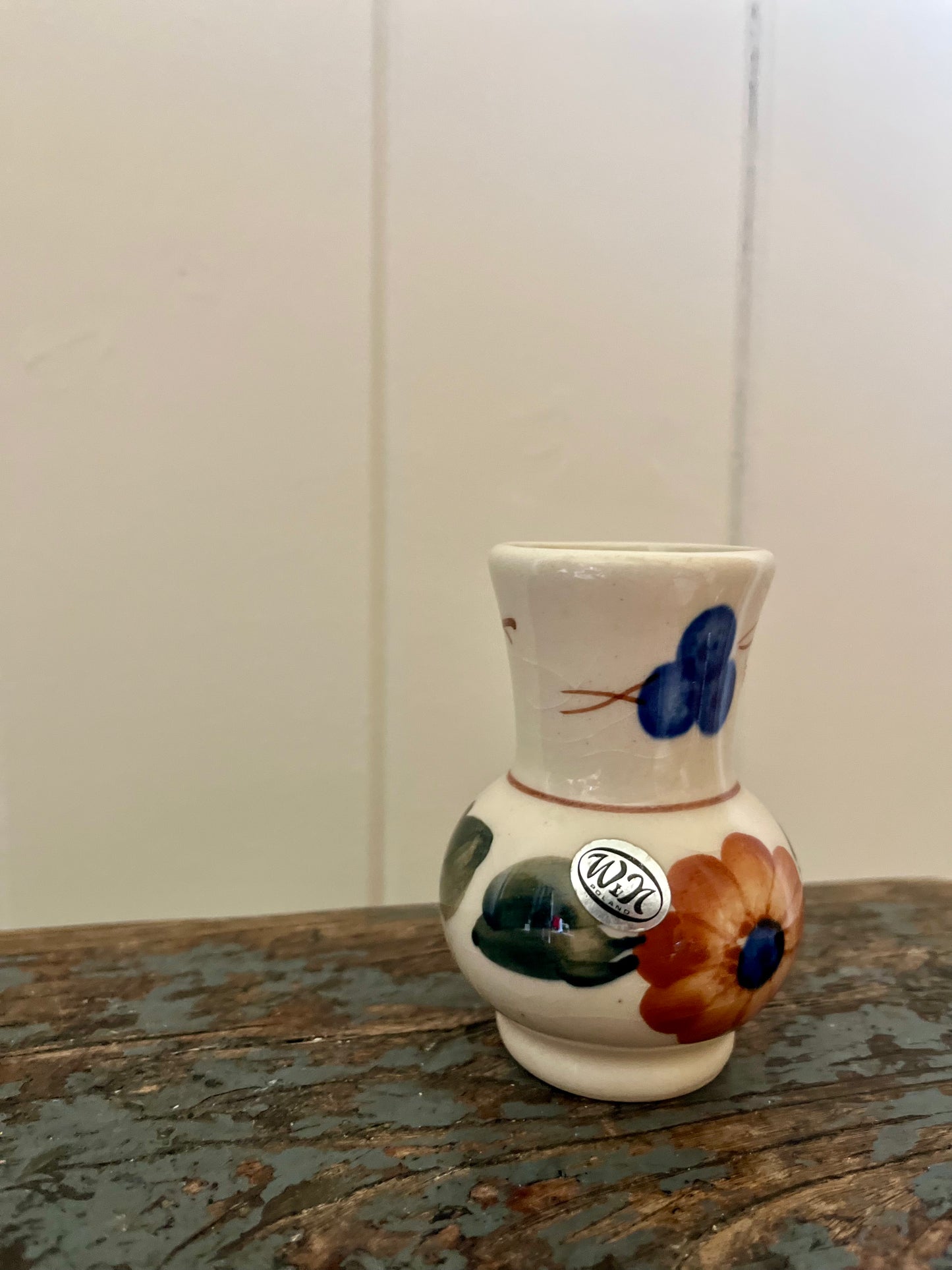 Polish pottery bud vase